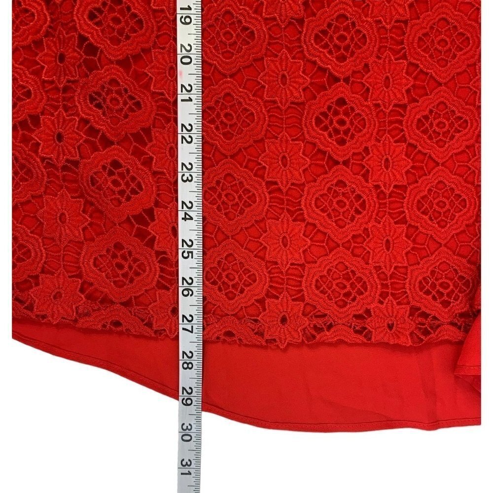 Investments II Women's Rocking Red Blouse - Picture 6 of 6